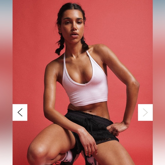 NWOT FP Happiness Runs Strappy Back Halter Top - Picture 4 of 6